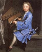 samuel pepys an 18th century painting of young man playing the spinet by jonathan richardson France oil painting artist